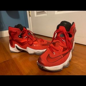 Nike Shoes - Nike Lebron XIII Red Basketball Shoe Nike Shoes - Nike Lebron XIII Red Basketball Shoe
